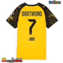 Camisa de Futebol Borussia Dortmund Jobe Bellingham #7 Equipamento Principal Mulheres 2025-26 Manga Curta